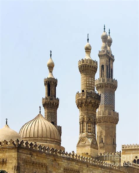 Minarets Of Al Azhar Mosque In Cairo Photograph By Paul Cowan Pixels