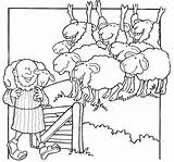 Sheep Smarrita Pecorella Parable Parabola Perdida Oveja Pastore Parables Shepherd Religiocando Ovelha Oggetti Parábola Rayito Biblici Attività Parabole sketch template