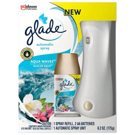 glade automatic spray aqua waves automatic air freshener starter kit