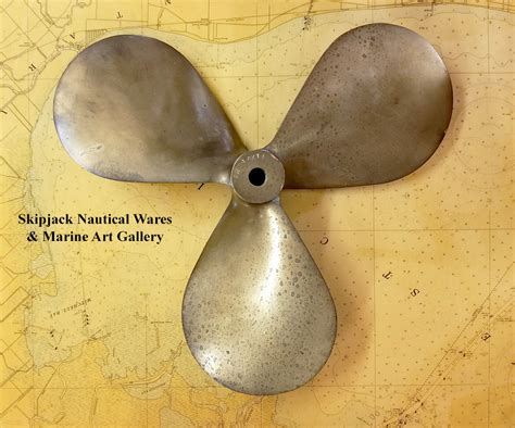 blade brass marine propeller skipjack nautical wares