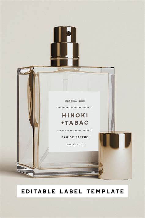 perfume label template body fragrance label design instant