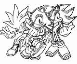 Hedgehog Silver Coloring Pages Sonic Color Printable Print Getcolorings sketch template