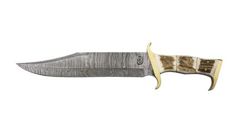 colt damascus bowie fixed blade knife  shipping