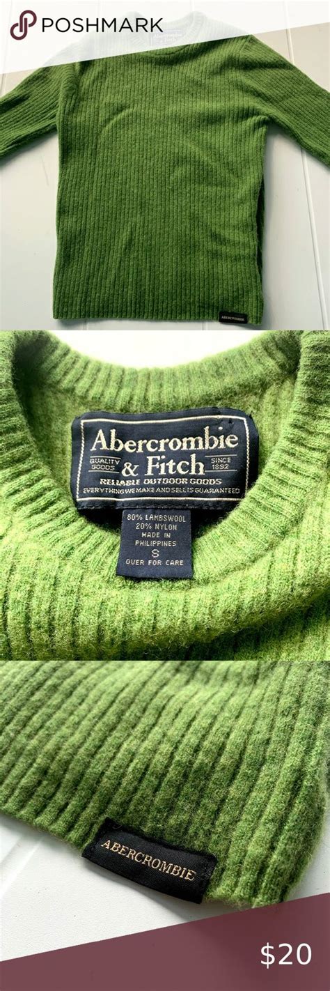 Vintage 90’s Abercrombie And Fitch Sweater Like New Blue Cable Knit