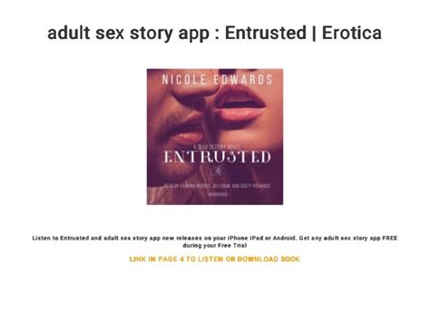 adult sex story app entrusted erotica