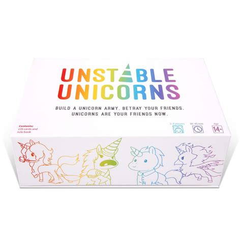 unstable unicorns  edition lautapelit lautapelit