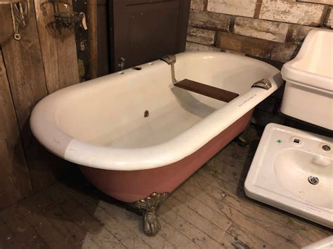 ic original finish clawfoot tub legacy vintage building
