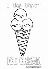 Coloring Ice Cream Kids Alphabet Pages Från Artikel Personal Use sketch template