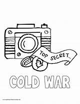 Coloring Pages Cold Spy War Constitution Gear History Volume Getcolorings Camera Color Printable Print Detective Mystery Getdrawings Gadgets Choose Board sketch template