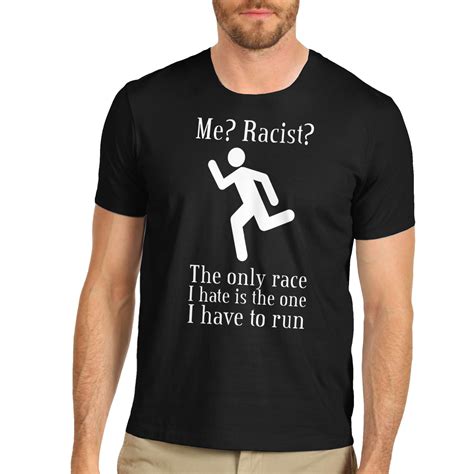 men s funny racist race joke t shirt ebay