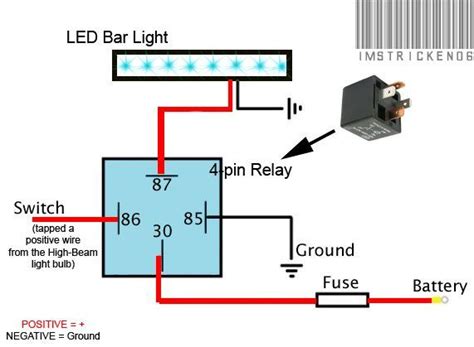 led light bar wiring diagram  switch easy wiring