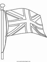 Engeland Kleurplaat Vlag Inghilterra Angleterre Engels Bandeira Disegno Kleurplaten Flagge Inglese Ausmalen Englische Malvorlage Engelse Ausmalbild Unido Colouring Desenho Stampare sketch template