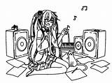 Miku Coloring Pages Hatsune Cute Getcolorings Getdrawings sketch template