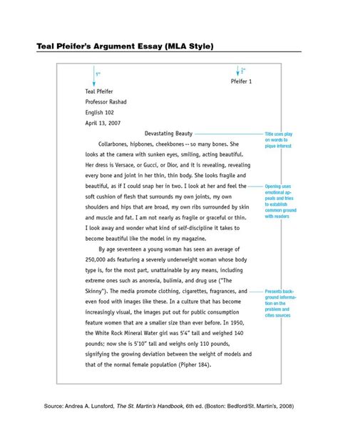 sample college paper format  college research paper mla format
