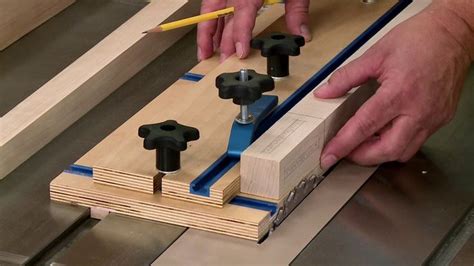 easy  build table  taper jig youtube taper jig woodworking