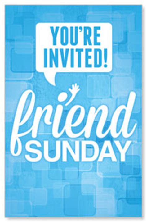 friend sunday banner church banners outreach marketing