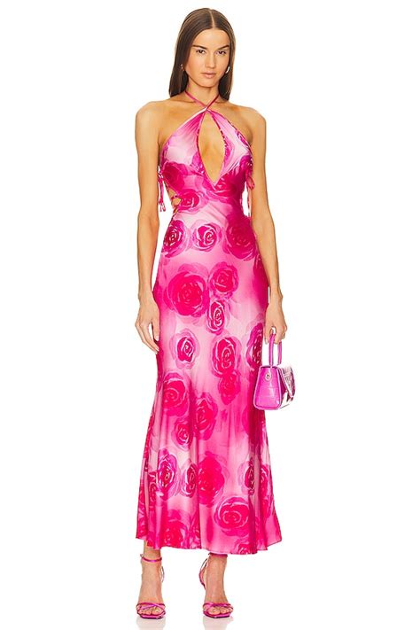 Mirae Rebecca Dress In Pink Revolve