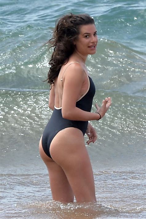 Sexy Lea Michele Wears Mom’s Swimsuit 43 Photos