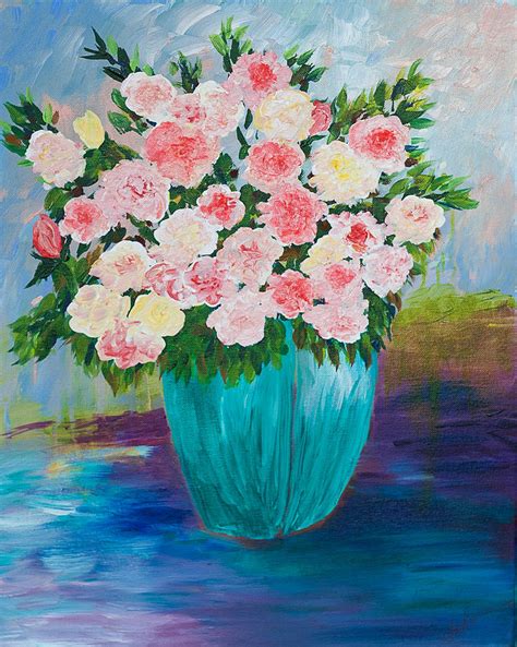 Summer Roses Painting By Sasha Moye