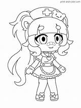 Gacha Drawing Hairclip Colouring Kolorowanki sketch template