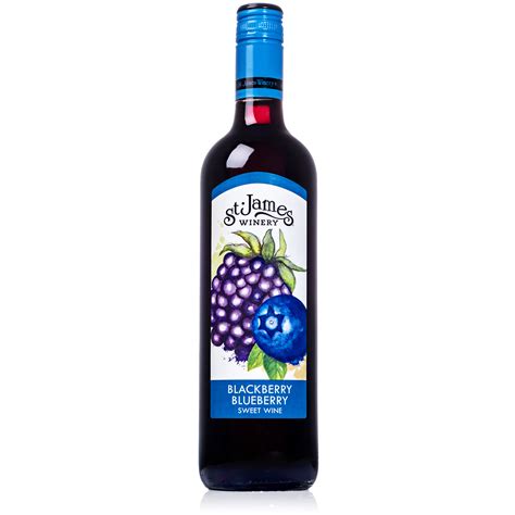 blueberry blackberry wine st james winery