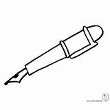 Pen Coloring Pages Fountain Getdrawings Getcolorings Color Printable sketch template
