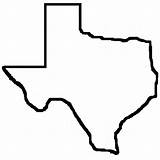 Texas Outline Template State Clipart sketch template