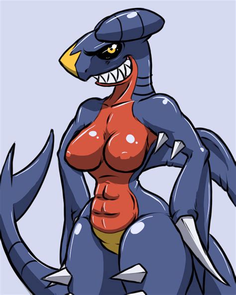 Rule 34 Anthro Breasts Color Female Female Only Garchomp Nintendo