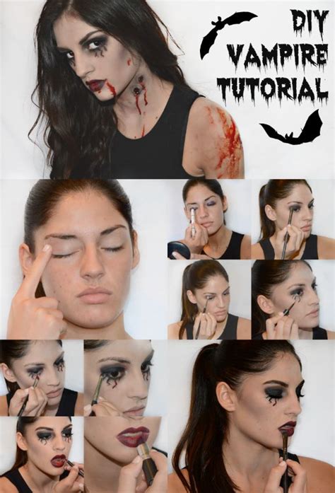 images  halloween   ideas  pinterest vampire makeup tutorial creepy