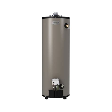 shop whirlpool  gallon  year limited tall natural gas water heater  lowescom