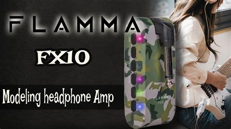portable modeling headphone amp flamma fx youtube