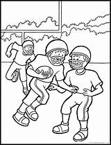 Football Coloring Pages Coloring4free Playing Kids Related Posts sketch template