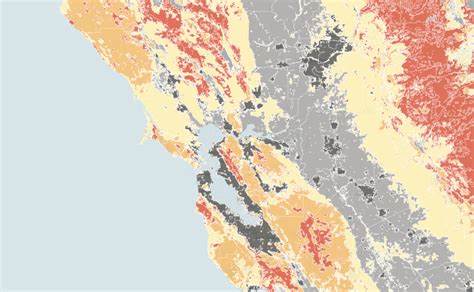 map      high risk fire zone  california report kqed news