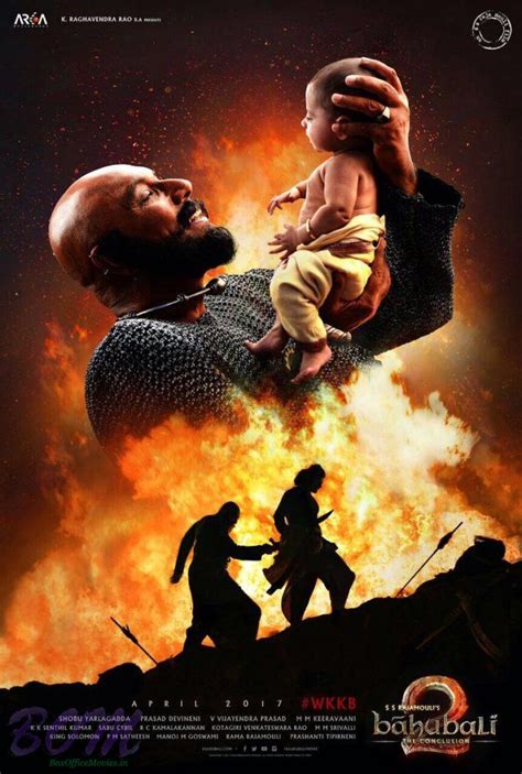 Bahubali 2 Movie Poster With Release Date Picture Bollywood Photo Pic
