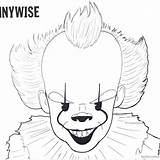 Pennywise sketch template