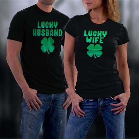 St Patricks Day Lucky Husband Lucky Wife Couples By Styleurshirt