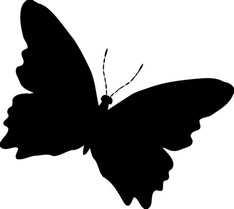onlinelabels clip art butterfly  silhouette