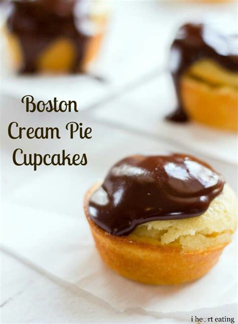 boston creampie cupcake unique desserts pinterest posts butter and peanuts