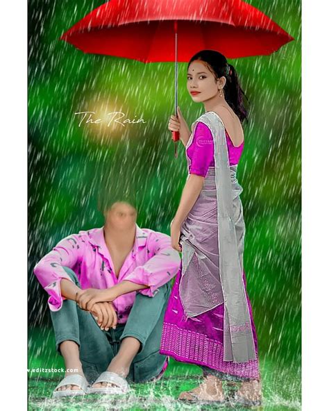 rain girl hd editing background free download