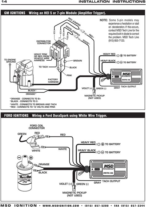 msd  wiring diagram