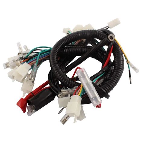 uxcell motorcycle electrical main wiring harness  motorcycle electronics accessories