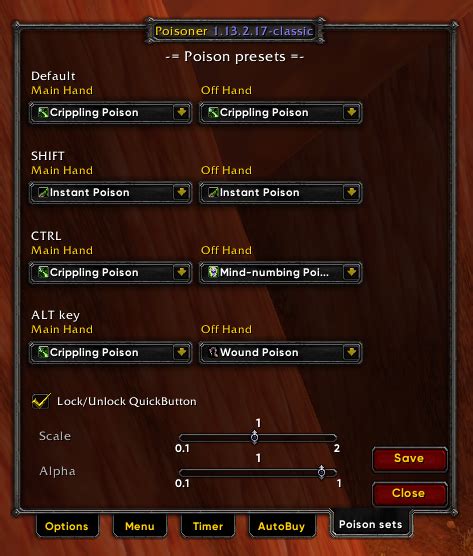 Sno S Rogue Ui Guide And Cheatsheet Wow Classic Rogue Guides And Tutorials