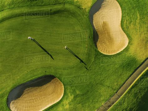 golf  top view  players aerial view  golfers  putting