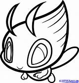 Pokemon Celebi Dragoart Search Páginas Pagers Siluetas sketch template