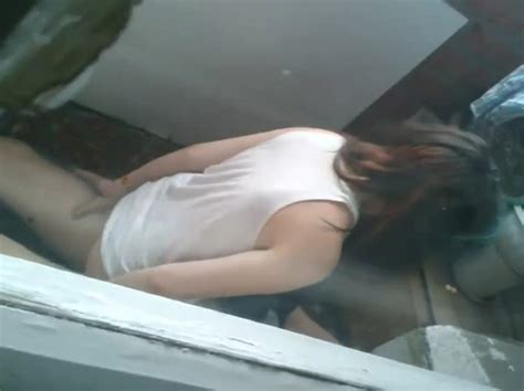 two teens caught having sex on balcony voyeur videos