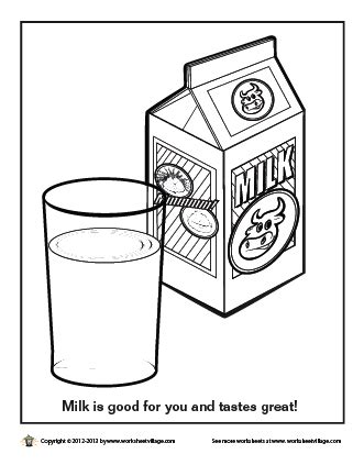 milk coloring page coloring pages color milk