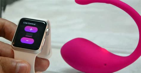 pleasure yourself or your partner with apple watch controlled vibrator