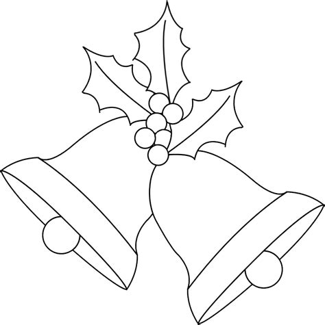 christmas bells coloring pages
