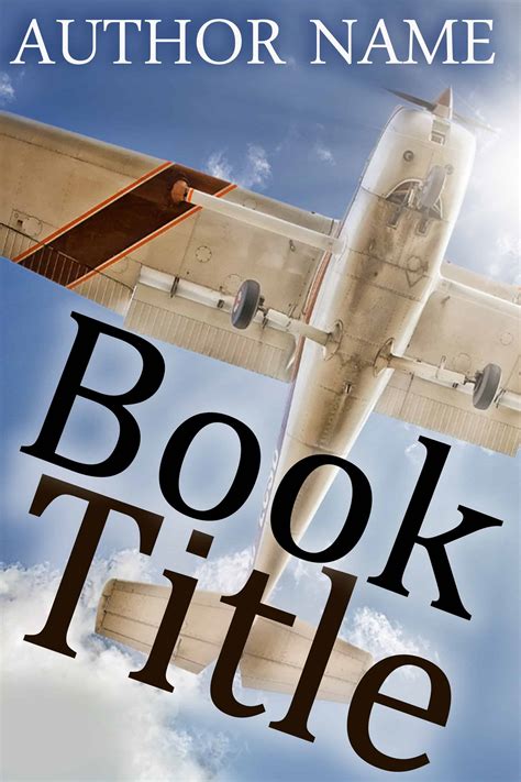 plane  book cover designer