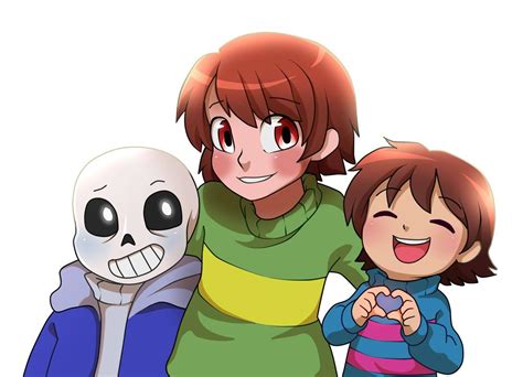 Sans Chara And Frisk From Undertale By Creatorofcastell On